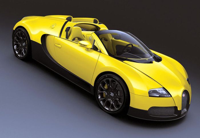 Η κίτρινη Veyron Grand Sport κοστίζει 1,58 εκ. ευρώ.